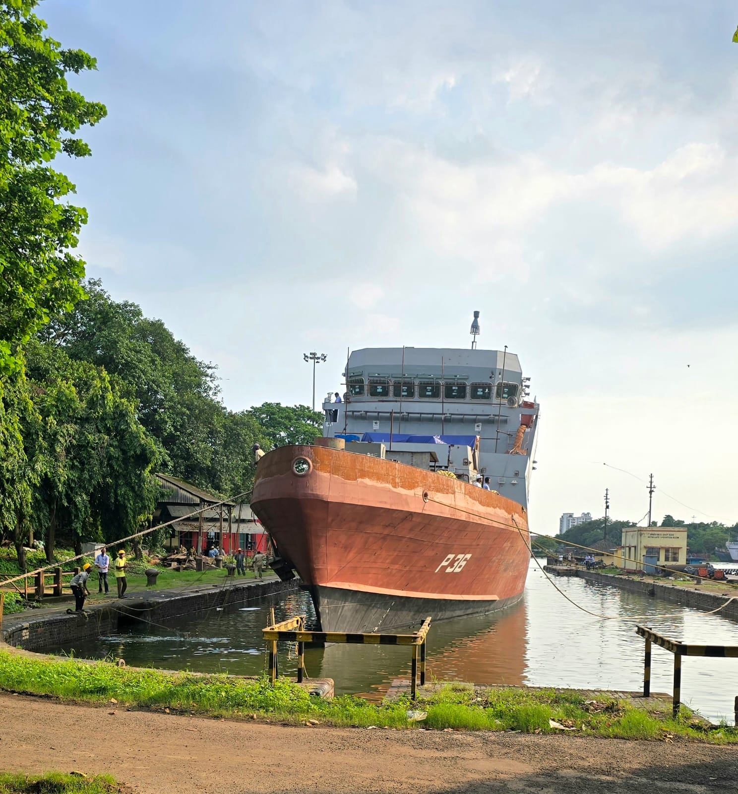 SUCCESSFUL DOCKING OF AGRAY YARD-3033 AT GRSE-KPDD UNIT ON 21 JUL 25 - Thumbnail
